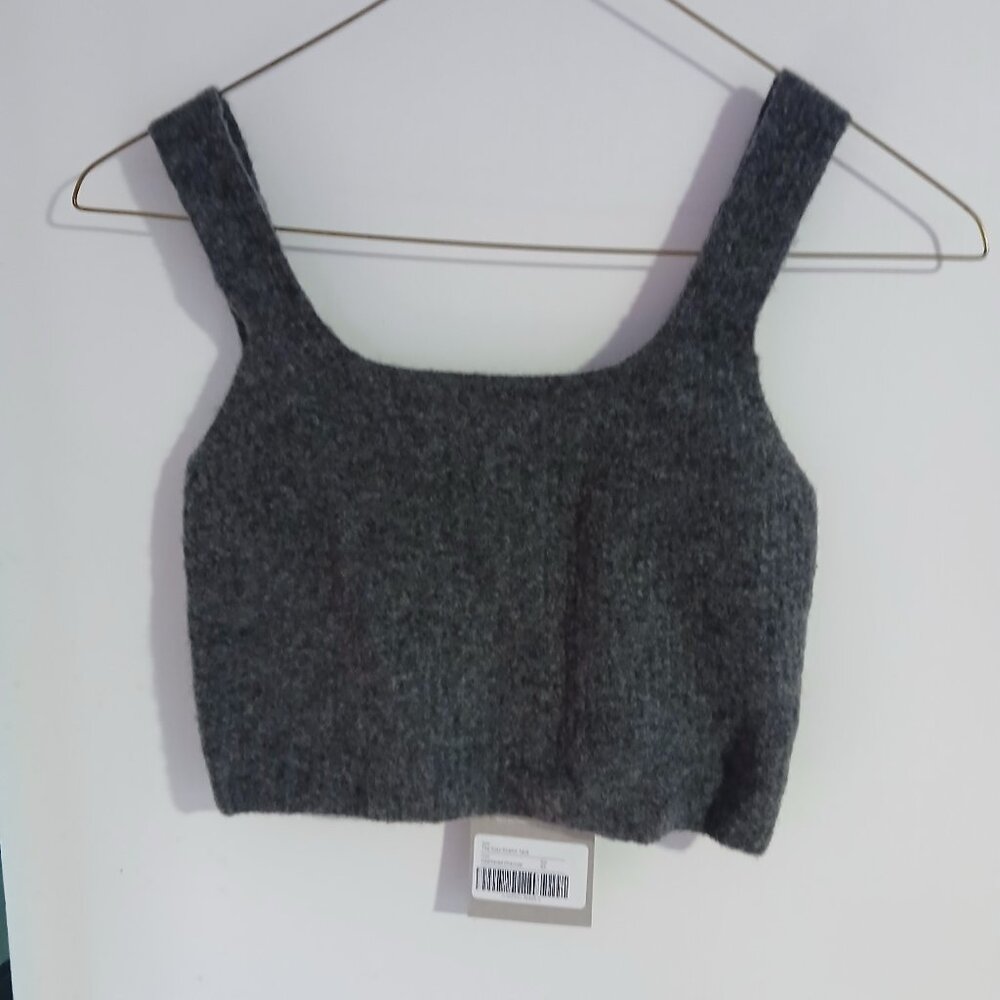 Everlane Women's Cozy Stretch Tank Grey XS NWT